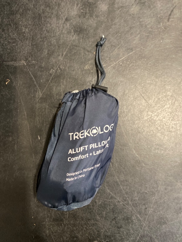 Photo 1 of TREKOLOGY Ultralight Inflatable Camping Travel Pillow - ALUFT 2.0 Compressible, Compact, Comfortable, Ergonomic Inflating Pillows for Neck & Lumbar Support While Camp, Hiking, Backpacking