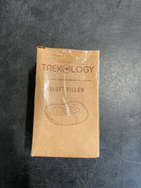 Photo 1 of TREKOLOGY Ultralight Inflatable Camping Travel Pillow - ALUFT 2.0 Compressible, Compact, Comfortable, Ergonomic Inflating Pillows for Neck & Lumbar Support While Camp, Hiking, Backpacking