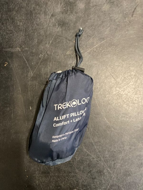 Photo 1 of TREKOLOGY Ultralight Inflatable Camping Travel Pillow - ALUFT 2.0 Compressible, Compact, Comfortable, Ergonomic Inflating Pillows for Neck & Lumbar Support While Camp, Hiking, Backpacking
