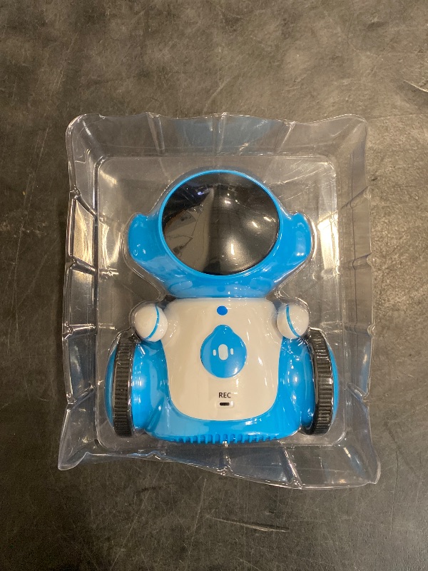 Photo 1 of GILOBABY Robot Toys, Rechargeable Smart Talking Toys for Kids, Intelligent Robotic with Voice Controlled Touch Sensor, Singing, Dancing, Recording, Repeat, Birthday Gifts for Boys Ages 6+ Years (Blue)