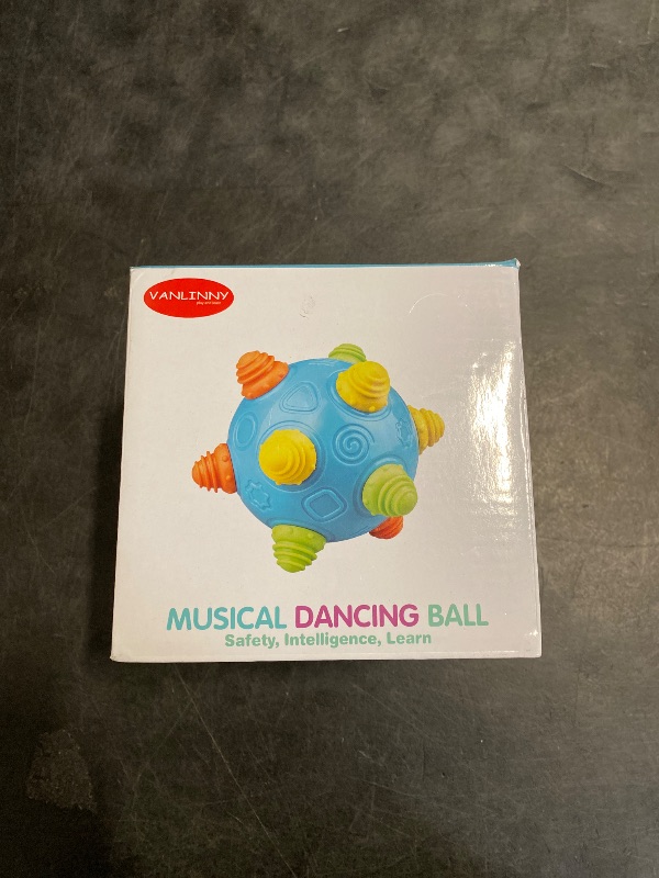 Photo 1 of VANLINNY NEW Bumble Ball for Babies,Crawling Sensory Toys for Toddlers,Baby Music Shake Preschool,Dancing Interactive Sounds Infants Toy,Bouncing Learning Ball,Ideal Gift for Boys Girls(Blue)