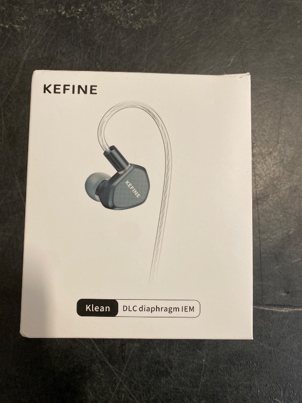 Photo 1 of syeindunce Kefine Klean 10mm DLC Diaphgram Dynamic Driver Earphones, 1DD in-Ear Monitor Headphones, HiFi Wired IEM Earbuds with Dual Interchangeable Nozzles 0.78 2Pin (3.5mm)