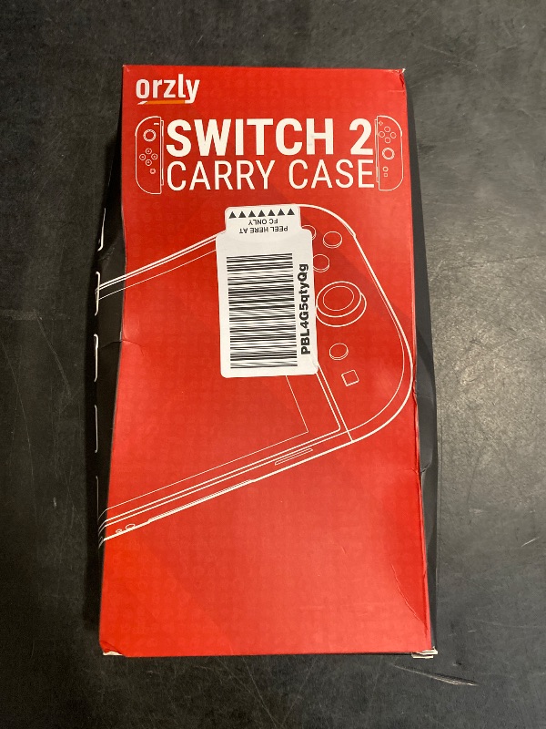 Photo 1 of Orzly Case for Nintendo Switch 2 Protective Travel Carry Case with Screen Padding, Game Cards & microSD Slots with Zipped & Open Pockets for Console Accessories - Gift Box Edition