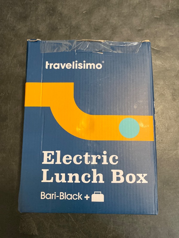 Photo 1 of TRAVELISIMO Electric Lunch Box for Adults, 80W Heated Lunch Box 1.5L Stainless Steel Electric Food Warmers, 12/24/110V Portable Food Warmer for Travel & Work, Loncheras para Hombres de Trabajo