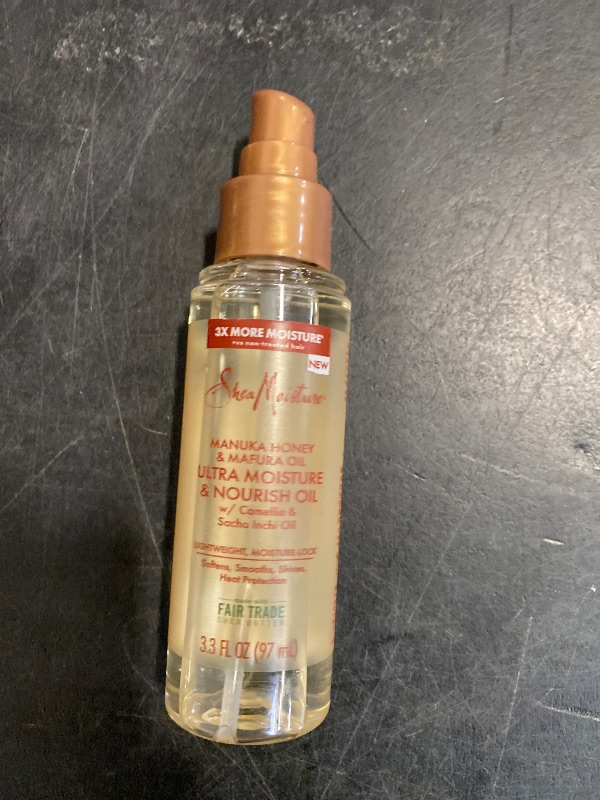 Photo 1 of SheaMoisture Ultra Nourishing Manuka Honey & Mafura Oil Manuka Honey & Mafura Oil Instantly Hydrates and Smooths Hair 3.3fl oz