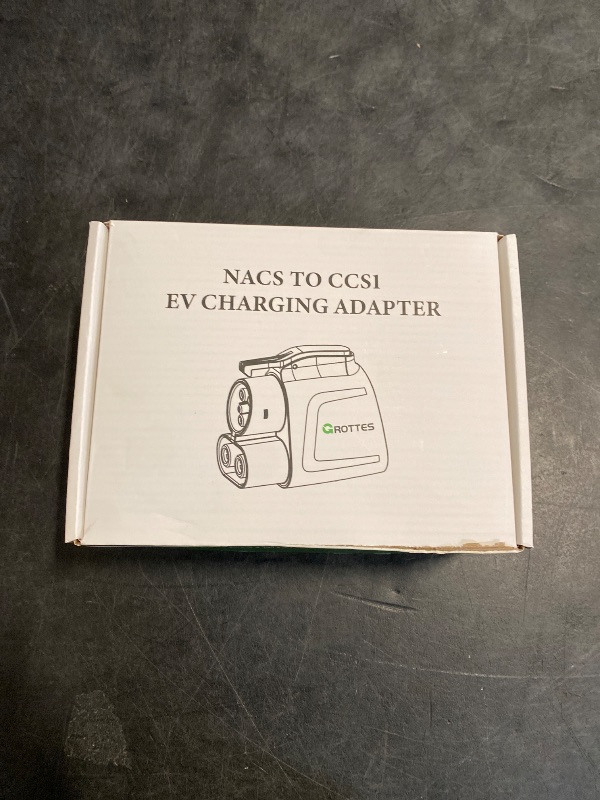 Photo 1 of GROTTES for Tesla Supercharger to CCS1 Adapter [Max 500A, 1000V] NACS to CCS Electric Vehicle Charging Adapter DC Fast Charging Fit for Rivian, Ford, GM, Volvo, Polestar EVs at Tesla Superchargers