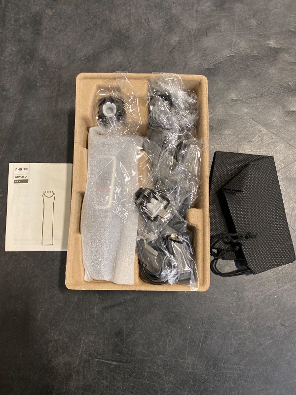 Photo 1 of Philips Norelco Multigroom 3000 Series, All-in-One Trimmer, Beard Trimmer and Hair Clipper, 15-Piece Men's Grooming Kit for Head, Beard, Face, Nose, Ears, No Blade Oil Needed, Soft Pouch, MG3770/40