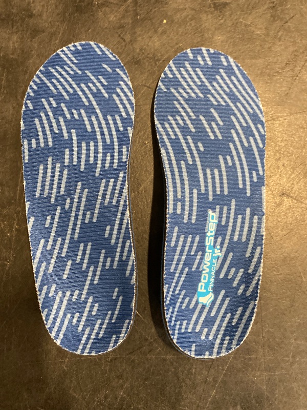 Photo 1 of PowerStep Pinnacle Junior Insoles, Children’s Maximum Cushioning Shoe Insert, Relief for Ankle, Knee & Foot Pain, Arch Support for Girls and Boys, Kids Unisex, Made in The USA (Toddler 11.5)