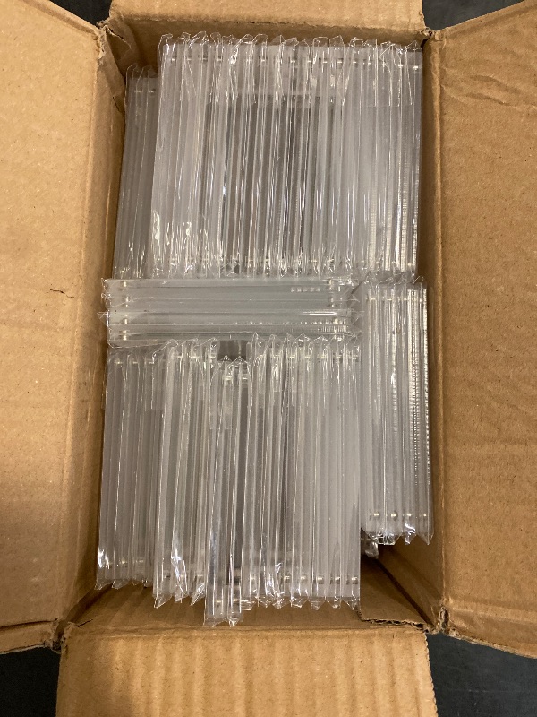 Photo 1 of Remerry 100 Pcs Acrylic Magnetic Photo Frame Back to School Supplies Mini Picture Frame Double Sided Clear Fridge Magnetic Display for Film Photos Cards Stamp School Family Friend(2.36 x 3.5 Inch)