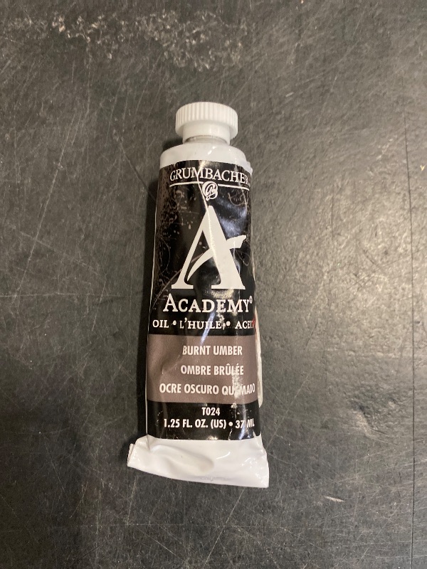 Photo 1 of Grumbacher Academy Oil Paint, 150 ml/5.07 oz, Burnt Umber