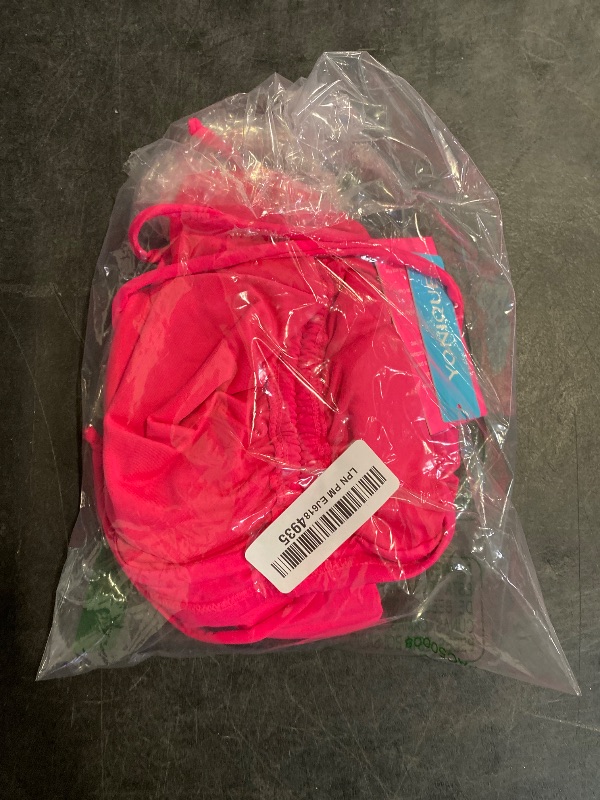 Photo 1 of (L) Women Swim Shorts High Waisted Swimsuit Shorts Tummy Control Bathing Suit Bottom Plus Size Boyshorts Hot Pink L