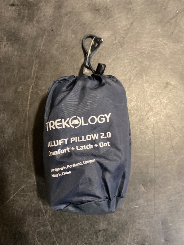 Photo 1 of TREKOLOGY Ultralight Inflatable Camping Travel Pillow - ALUFT 2.0 Compressible, Compact, Comfortable, Ergonomic Inflating Pillows for Neck & Lumbar Support While Camp, Hiking, Backpacking