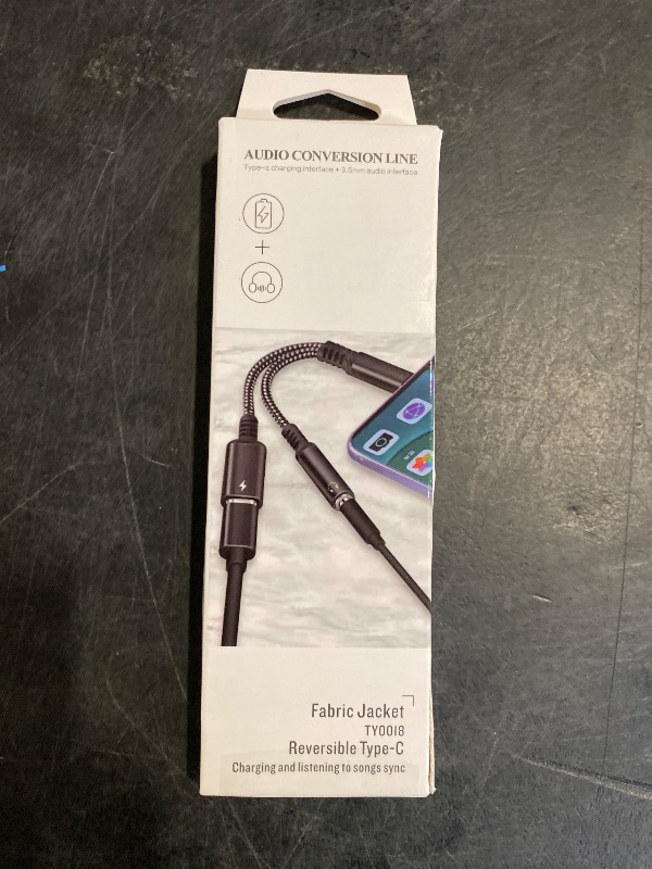 Photo 1 of Dual USB-C Headphone and Charger Adapter - 1 in 2 out USB C Splitter with 60W Fast Charging and Audio Adapter for iPhone 16 15 iPad Huawei Galaxy PC, Type-C to Headphone Splitter for Call & Music
