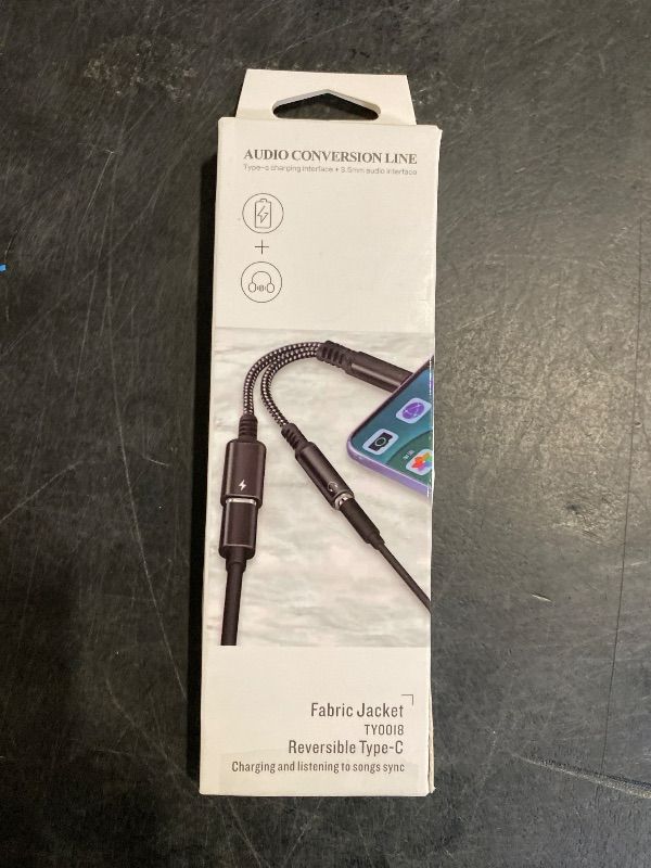Photo 1 of Dual USB-C Headphone and Charger Adapter - 1 in 2 out USB C Splitter with 60W Fast Charging and Audio Adapter for iPhone 16 15 iPad Huawei Galaxy PC, Type-C to Headphone Splitter for Call & Music