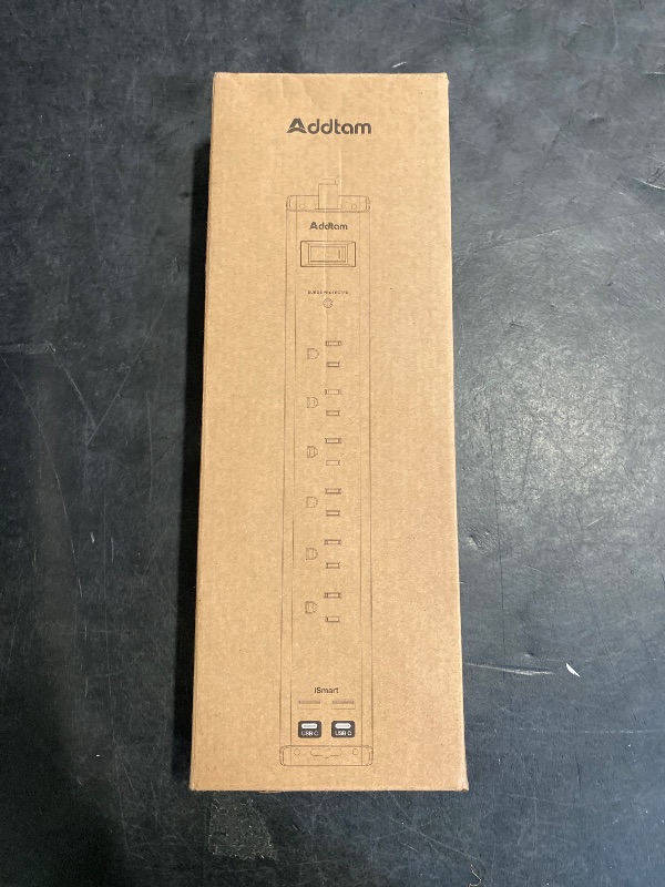 Photo 1 of Surge Protector Power Strip 15 Ft Cord, Ultra Thin Flat Extension Cord with 6 Outlets 4 USB Ports(2 USB C), Flat Plug Power Strip, 15 Ft Long Power Cord, Home Office College Dorm Room Essentials