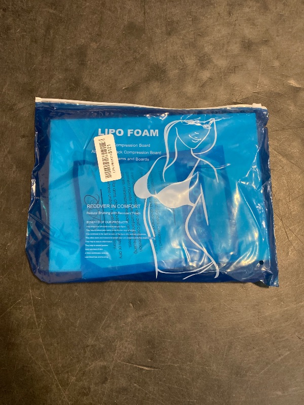 Photo 1 of 3 Pack Lipo Foam - Post Surgery Ab Board for Use with Post Liposuction Surgery Flattening Abdominal Compression Garments Liposuction Foam pads for Recovery 8"X11" (White)