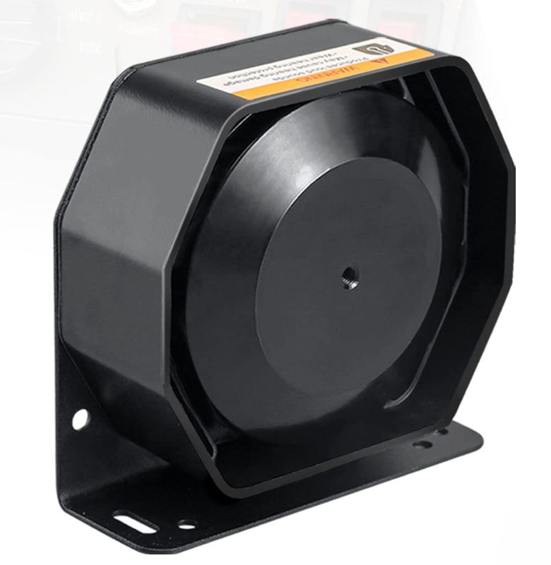 Photo 1 of BooYu 12V 200W 9 Tones Police Warning Emergency Siren PA Slim Speaker