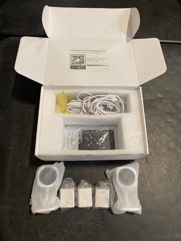 Photo 1 of bonoch 4.3" Baby Monitor with 2 Cameras, 720p Split Screen Monitor with Camera and Audio, 28hour Battery, Video Baby Monitor No WiFi, VOX Mode, 2 Way Audio, Auto Night Vision, 2X, 3X, 4X Zoom