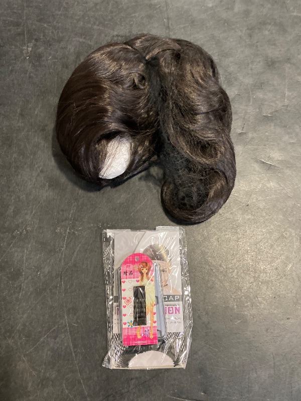Photo 1 of Mayouda V Part Wavy Wig Long Body Wavy Upgrade U Part Synthetic Wigs Full Head Clip In Hair Glueless Synthetic Wigs 24Inch Natural Black (Natural Black)