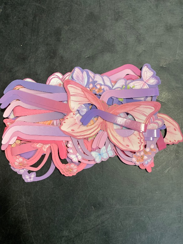 Photo 1 of Harrycle 36 Pcs Butterfly Party Favors Spring Butterfly Party Decoration Paper Eyeglasses Photo Props for Spring Holiday Birthday Decorations Supplies