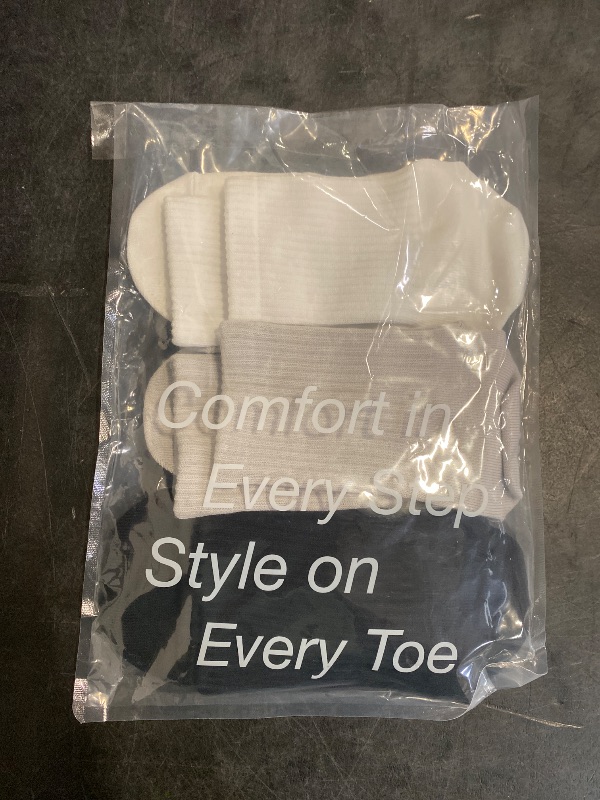 Photo 1 of BONANGEL Pilates Socks with Grips for Women, 3 Pairs Womens Grippy Yoga Ballet Barre Hospital Gym Athletic Socks