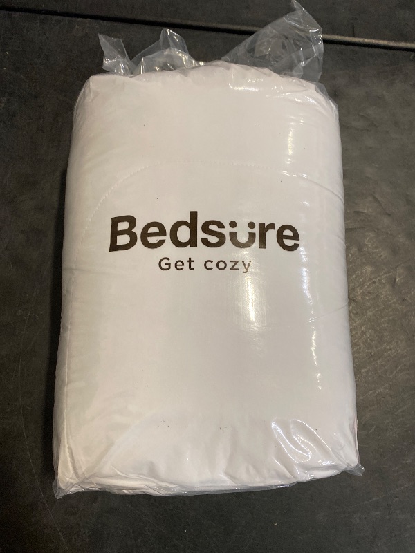 Photo 1 of Bedsure Comforter Duvet Insert - Quilted Comforters King Size, All Season Duvet, Down Alternative Bedding, with 8 Tabs, Gifts for Women/Men, White, King 90 x 102 Inches