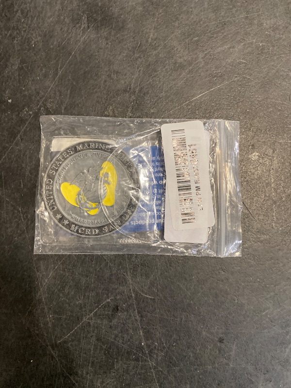 Photo 1 of USMC MCRD San Diego Challenge Coin - Officially Licensed Marines Coin - Marine Corps Recruit Depot San Diego Coin