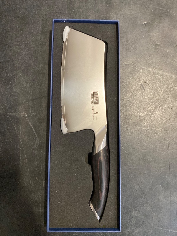 Photo 1 of HOSHANHO Cleaver Knife 7 Inch, Ultra Sharp Japanese High Carbon Steel Vegetable Meat Cleaver, Multifunction Chopper Butcher Knife for Home Kitchen and Restaurant