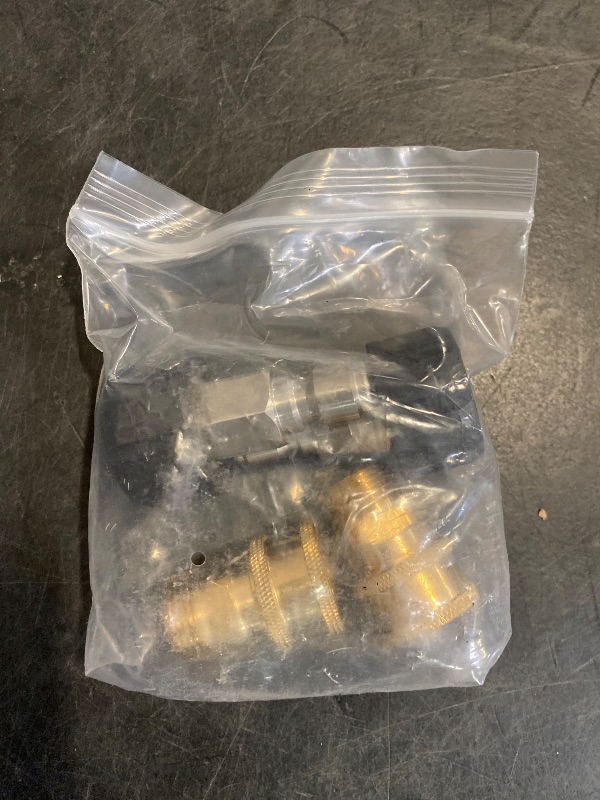Photo 1 of Raincovo Pressure Washer Quick Connect Fittings, M22 14mm to 3/8 Inch Hose Adapter, 4 Pieces