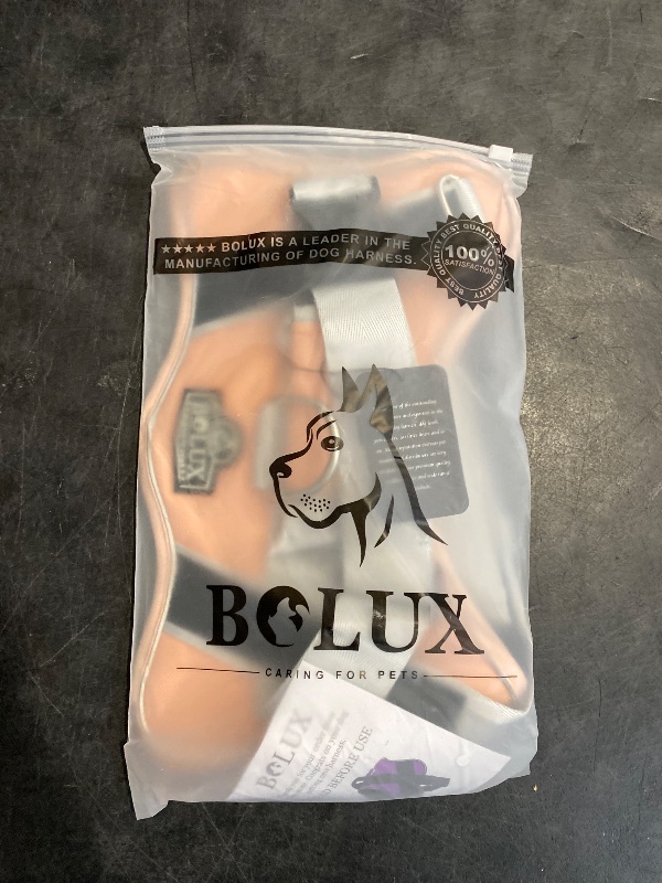Photo 1 of Bolux Dog Harness, No-Pull Reflective Dog Vest, Breathable Adjustable Pet Harness with Handle for Outdoor Walking - No More Pulling, Tugging or Choking
