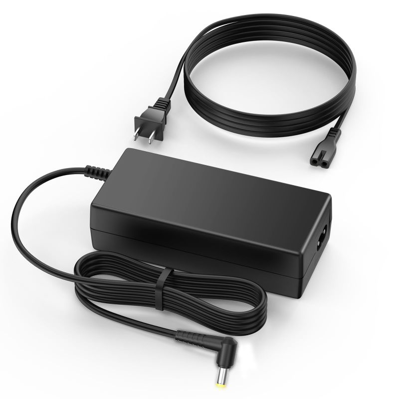 Photo 1 of AC Adapter Charger Power Cord for HP 2011X 2211X 2311X, Insignia TV, BenQ AOC LCD Monitor Power Supply Cable