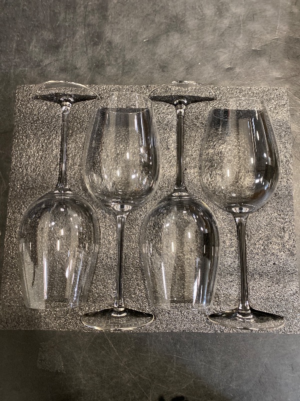Photo 1 of JBHO Hand Blown Italian Style Crystal White or Red Wine Glasses - Gift Packaging for Any Occasion - Lead-Free Premium Crystal Clear Glass - Set of 4-18 Ounce