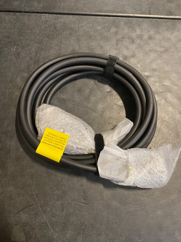 Photo 1 of EV Charger Extension Cable, 30ft 40Amp J1772 Extension Cable Compatible with 110V-240V SAE J1772 EV Chargers, Suitable for J1772 EVs/PHEVs, Level 1/ Level 2 IP66 Car Charger Extension Cord with Bag