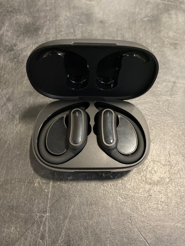 Photo 1 of TRAUSI Wireless Earbuds, Bluetooth 5.4 Headphones, True Wireless Stereo Earphones with IPX7 Waterproof, Noise Cancelling Mic, Fast Charging and Comfort Fit Ear Buds for Sports/Workouts - Black