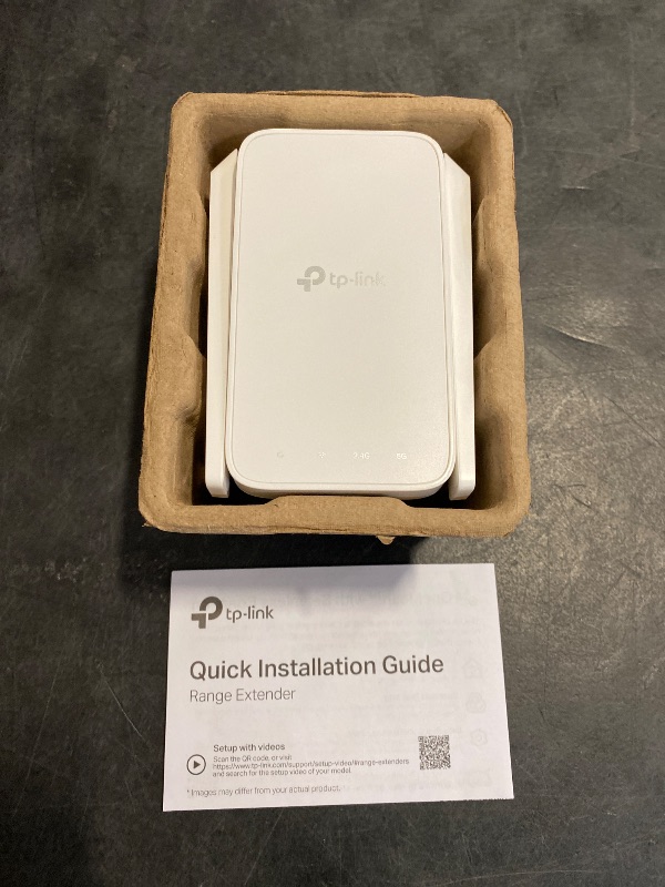 Photo 1 of TP-Link AC1200 WiFi Extender, 2025 Wirecutter Best WiFi Extender, 1.2Gbps Home Signal Booster, Dual Band 5GHz/2.4GHz, Up to 1600 Sq.ft and 32 Devices, EasyMesh Compatible, One Ethernet Port (RE315)
