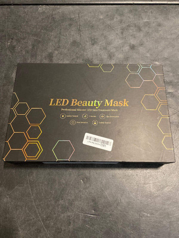 Photo 1 of Yahi Red Light Therapy for Face, Led Face Mask Light Therapy, 7 Colors LED Face & Neck Mask Light Therapy At Home, Black