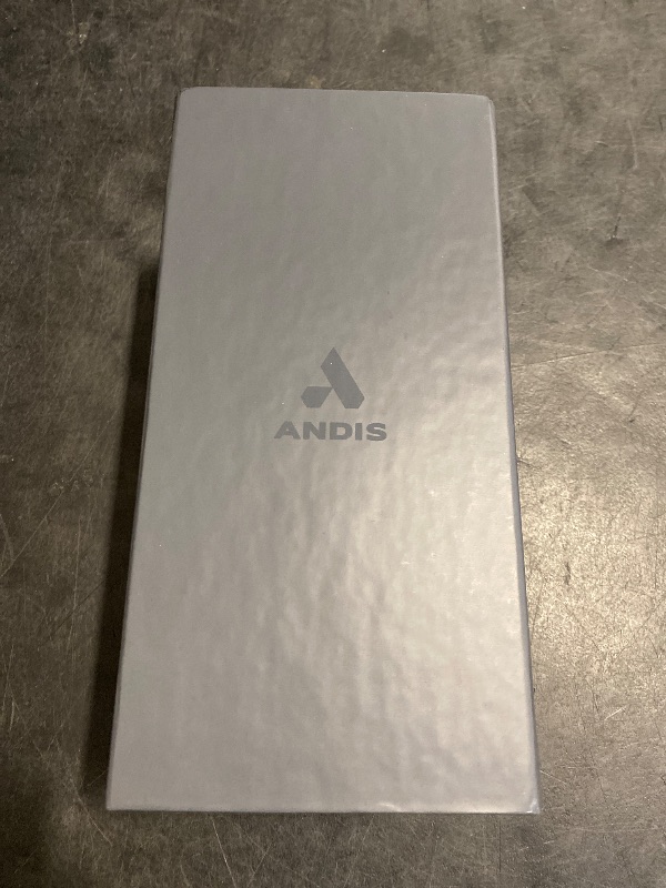 Photo 1 of Andis 12660 Professional Master Corded/Cordless Hair Trimmer, Adjustable Carbon Steel Blade Hair Clipper for Close Cutting, Silver