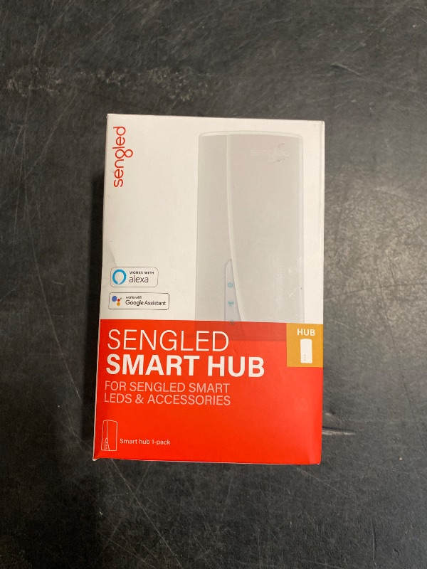 Photo 1 of Sengled Smart Home Hub Z01-hub, Used Zigbee Smart Products Smart Bulbs, Compatible with Alexa, Google Assistance, White, 1 Pack