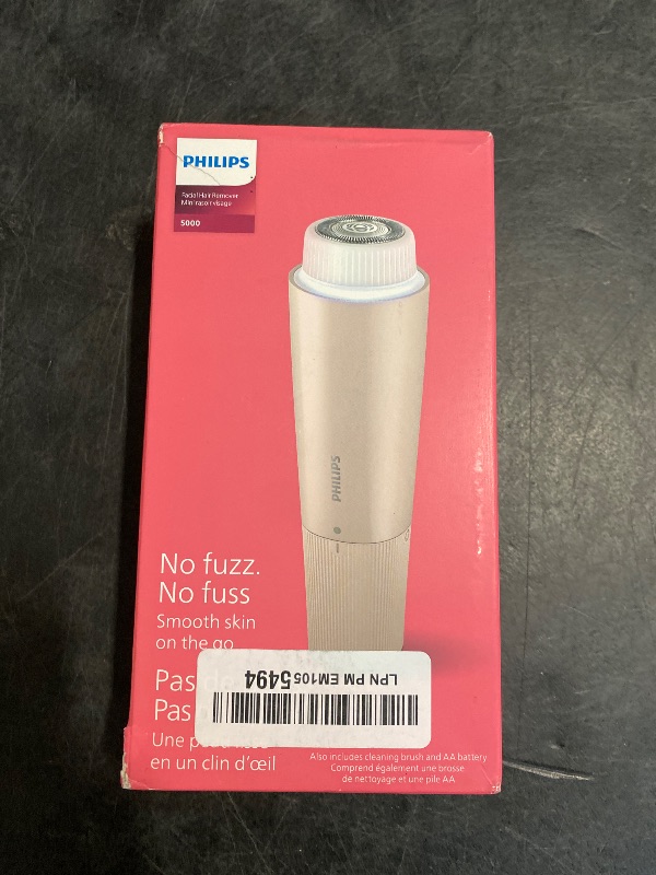 Photo 1 of Philips Facial Hair Remover 5000 Series, Personal Groomer for Women, Cordless and Compact, with Hypoallergenic Head, Gentle and Quick Facial Hair Removal, Easy Touch-Ups, Model BRR454/00