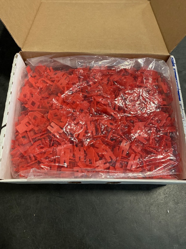 Photo 1 of QEP LASH Tile Leveling System, Part A, Clips for 1/8" Grout (1,000 Pack)