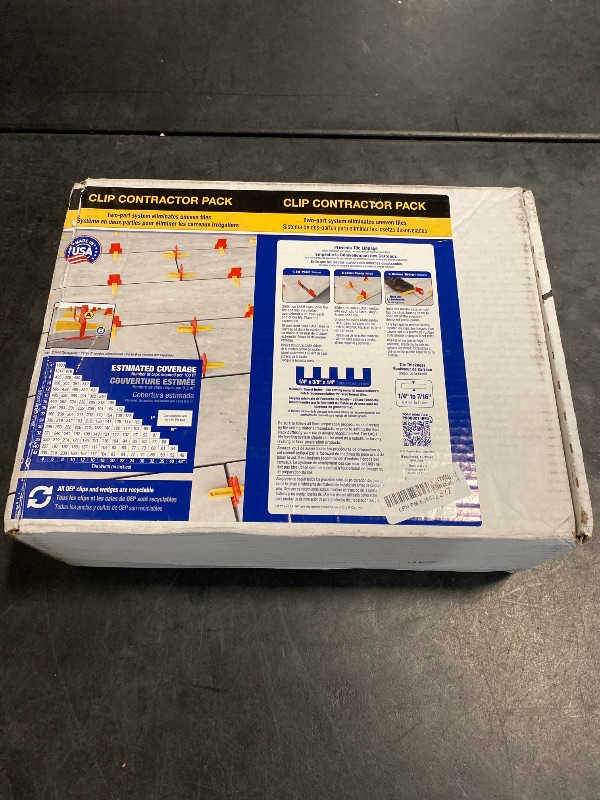 Photo 1 of QEP LASH Tile Leveling System, Part A, Clips for 1/8" Grout (1,000 Pack)