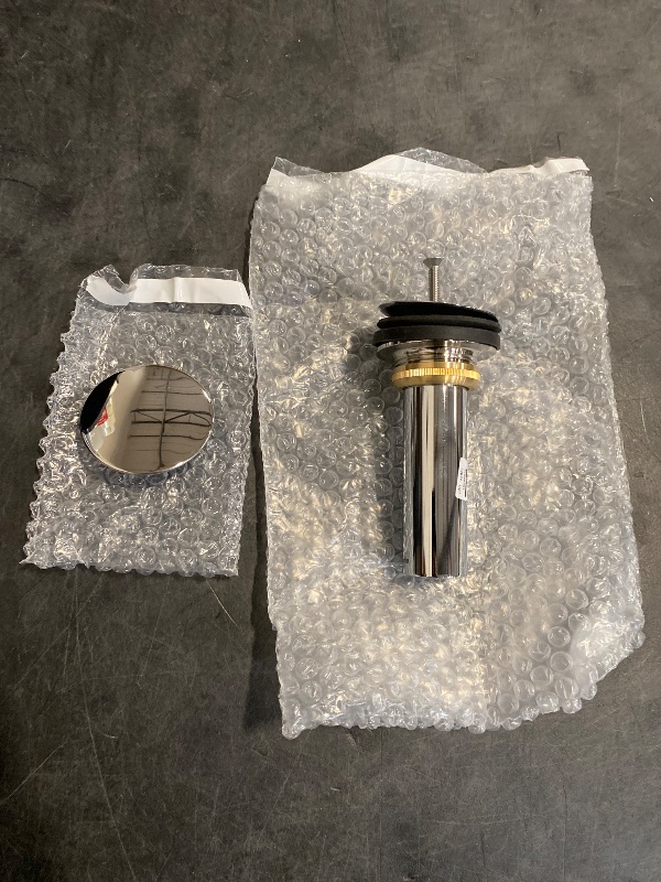 Photo 1 of hansgrohe Replacement 3-inch Sink Drain in Chrome, 50001001