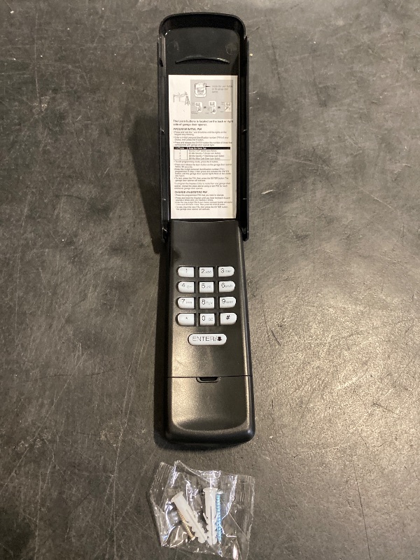 Photo 1 of Black Garage Door Opener Keypad for liftmaster Chamberlain Craftsman Openers Produced Since 1993, Wireless Keyless Entry keypad, Replaces 877MAX, 878MAX, G940EV-P2, 877LM, 377LM, 977LM
