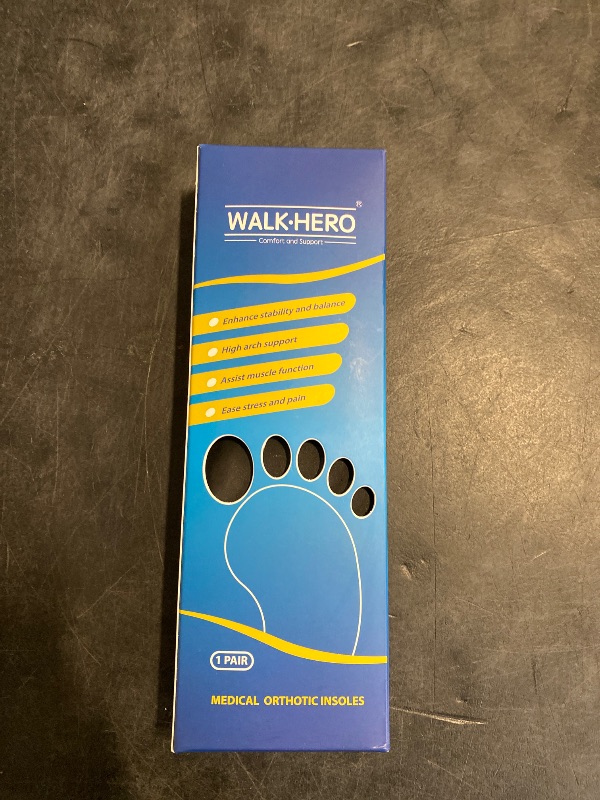 Photo 1 of Inserts Relieve Plantar Fasciitis - Flat Feet Insoles Arch Supports, Orthotic Insoles for Foot Pain Arch Pain Reduce Muscle Fatigue Absorb Shock (Mens 6-6 1/2 | Womens 8-8 1/2)