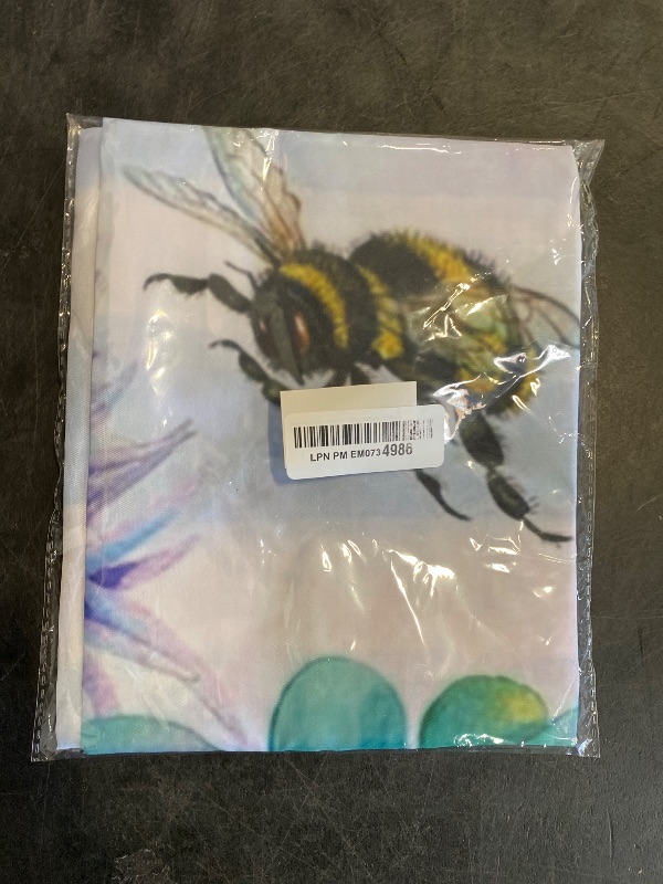 Photo 1 of Welcome Spring Summer Flag 3x5 FT Flower Butterfly Bee Yard House Flags Season Banner Polyester Double Stitched with 4 Brass Grommets Flag for Outdoor Indoor Home Decor