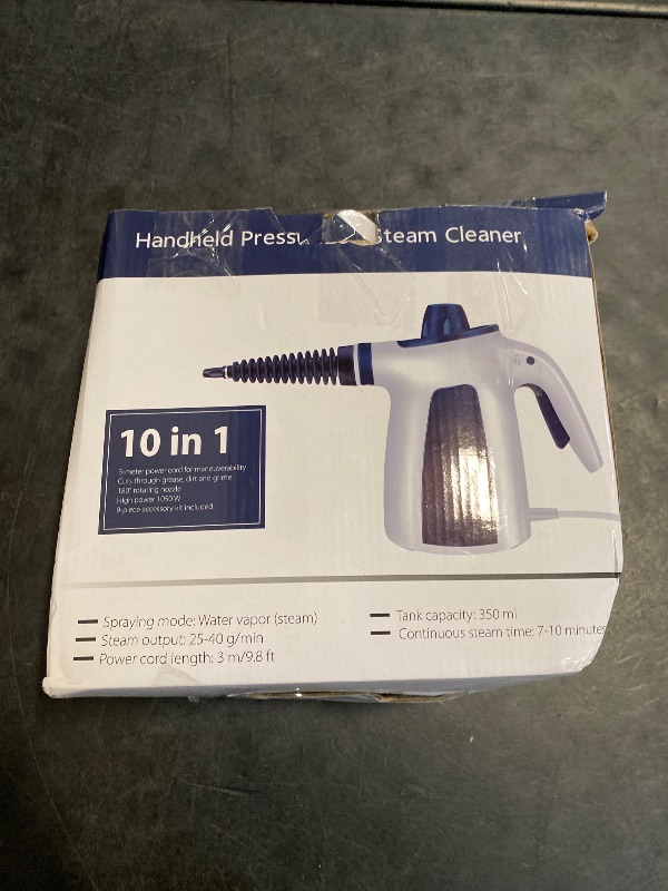 Photo 1 of Portable Deep Handheld Steam Cleaner, 230°F High-Temperature Fast Heating Multi-Purpose Steam Cleaner for All Surfaces With 9pcs Accessories, 100% Chemical-Free Steamer for Cleaning Home