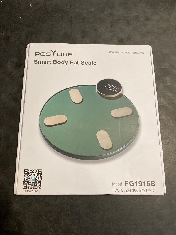 Photo 1 of Scale for Body Weight, Posture Digital Bathroom Scale Large LED Display Weight Scale, High Accurate Body Composition Analyzer with BMI with Free Smartphone APP, 400Lb,Green