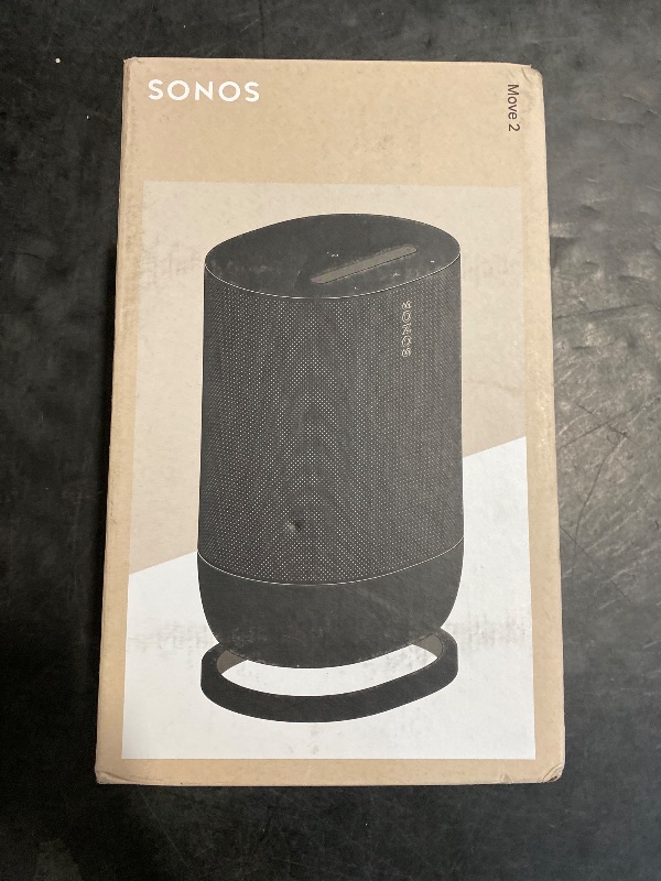 Photo 1 of Sonos Move 2 - Black - Wireless Portable Bluetooth Speaker