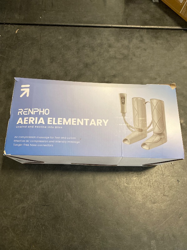 Photo 1 of RENPHO Leg Massager for Circulation and Pain Relief, Calf Compression Massager Effective for Fathers Mothers Relaxation Muscles and Reduce Swelling-Grey