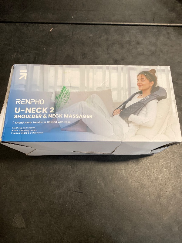 Photo 1 of RENPHO Neck and Shoulder Massager with Heat [2025 Upgraded], Shiatsu Cervical and Back Massager, 3D Electric Deep Tissue Massage, True Relaxation for Neck and Shoulders, Birthday Gifts for Men
